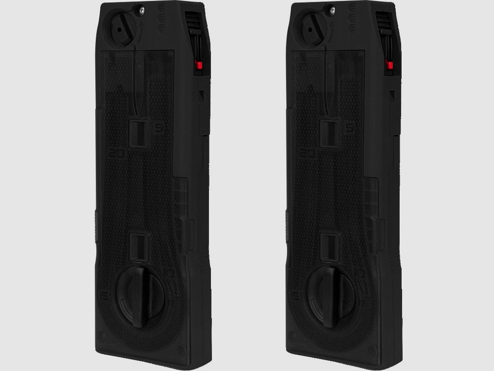2x Planet Eclipse CF20 / 20 Schuss Magazin FSR (schwarz)