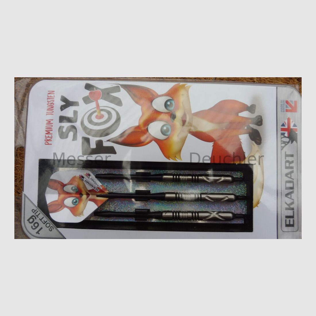 Elka Dart Sly Fox Premium Soft Tip Dart Nickel/Tungsten