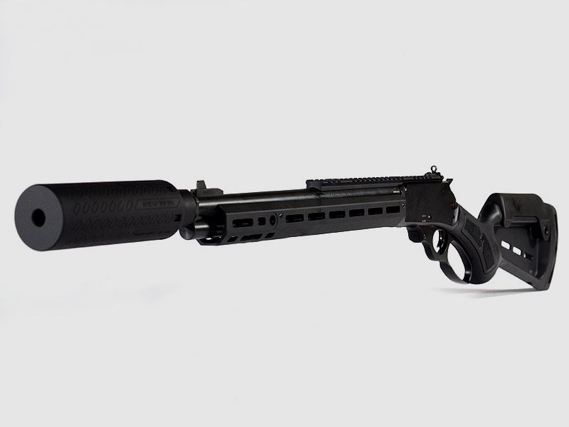 B&T Print-X LAS Silenziatore per Marlin, INCONEL nero, Cerakote