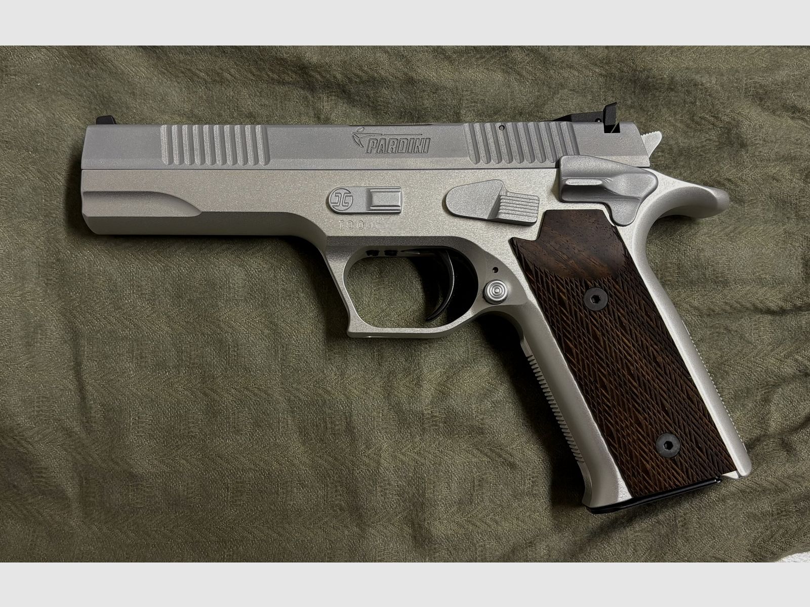 Pardini Sport Modell P.C.45 S, 5 Zoll, Cal 45 ACP - silber