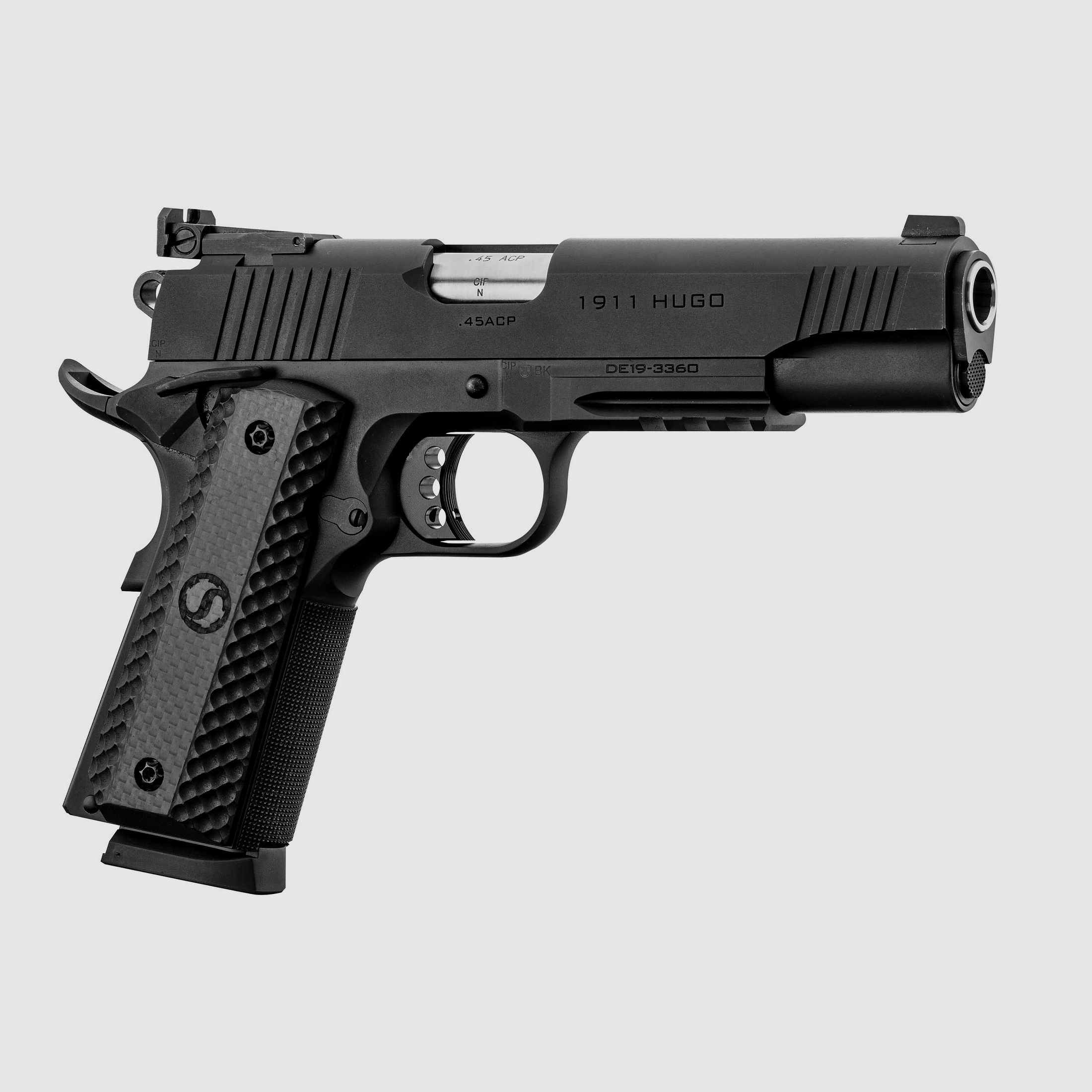 Schmeisser HUGO 1911 pistool .45ACP met LPA richtmiddelen, afbeelding 1 van 6