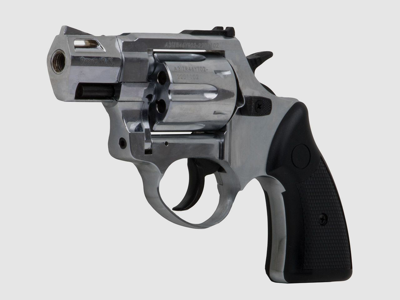 Schreckschuss Revolver Zoraki R2 Chrom 2 Zoll PTB 1083 Kaliber 9 mm R.K. (P18)