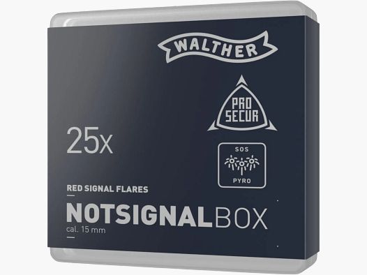 Walther ProSecur Signaalsterren Kal. 15mm - 25 Schoten