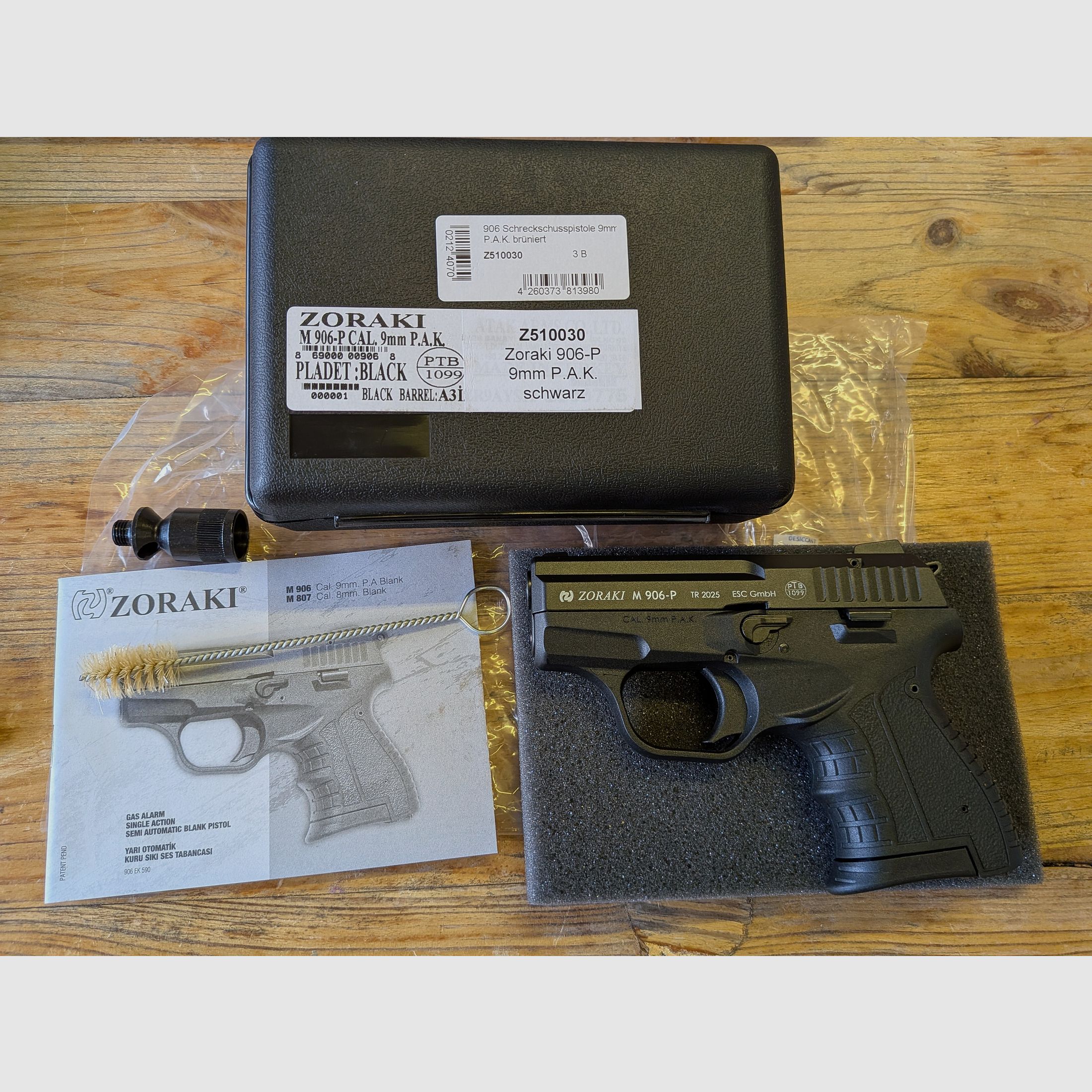 Zoraki 906 Schreckschusspistole 9mm Pak schwarz