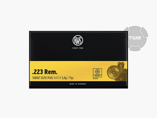 RWS Target .223 Rem. 5g 77gr 20 Stück