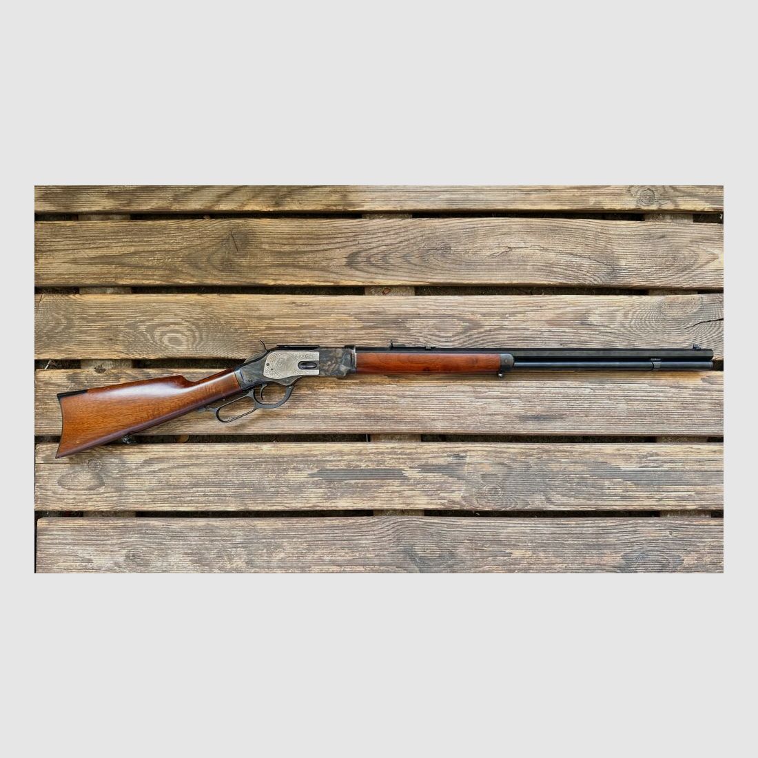 Karabin zachodni Uberti 1873 z ośmiokątną lufą .357Mag