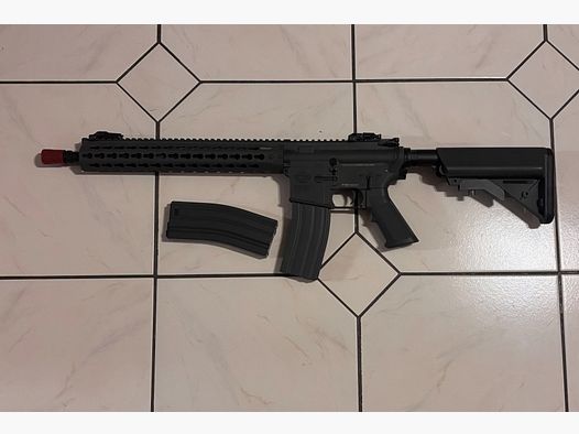 G&G Armament Airsoft Rifle AEG CM 15 KR LPR 13 " - 6 mm BB - from 14