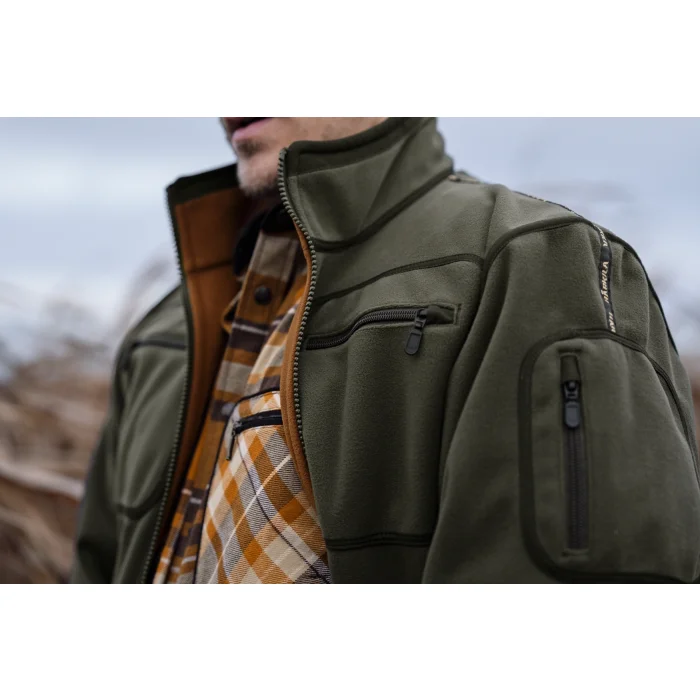 Wendbare Fleecejacke HARKILA Kamko Fleece - Forest night/Rustique clay GORE-TEX WINDSTOPPER (102500256), Bild 6 von 10