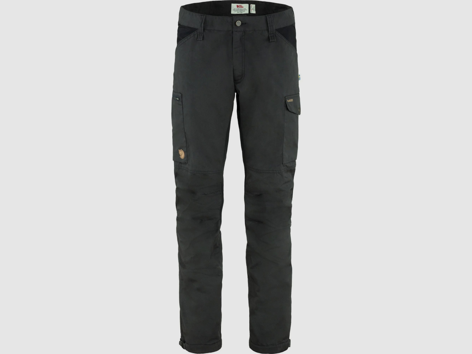 FJÄLLRÄVEN Kaipak Trousers M Regular Dark Grey-Black