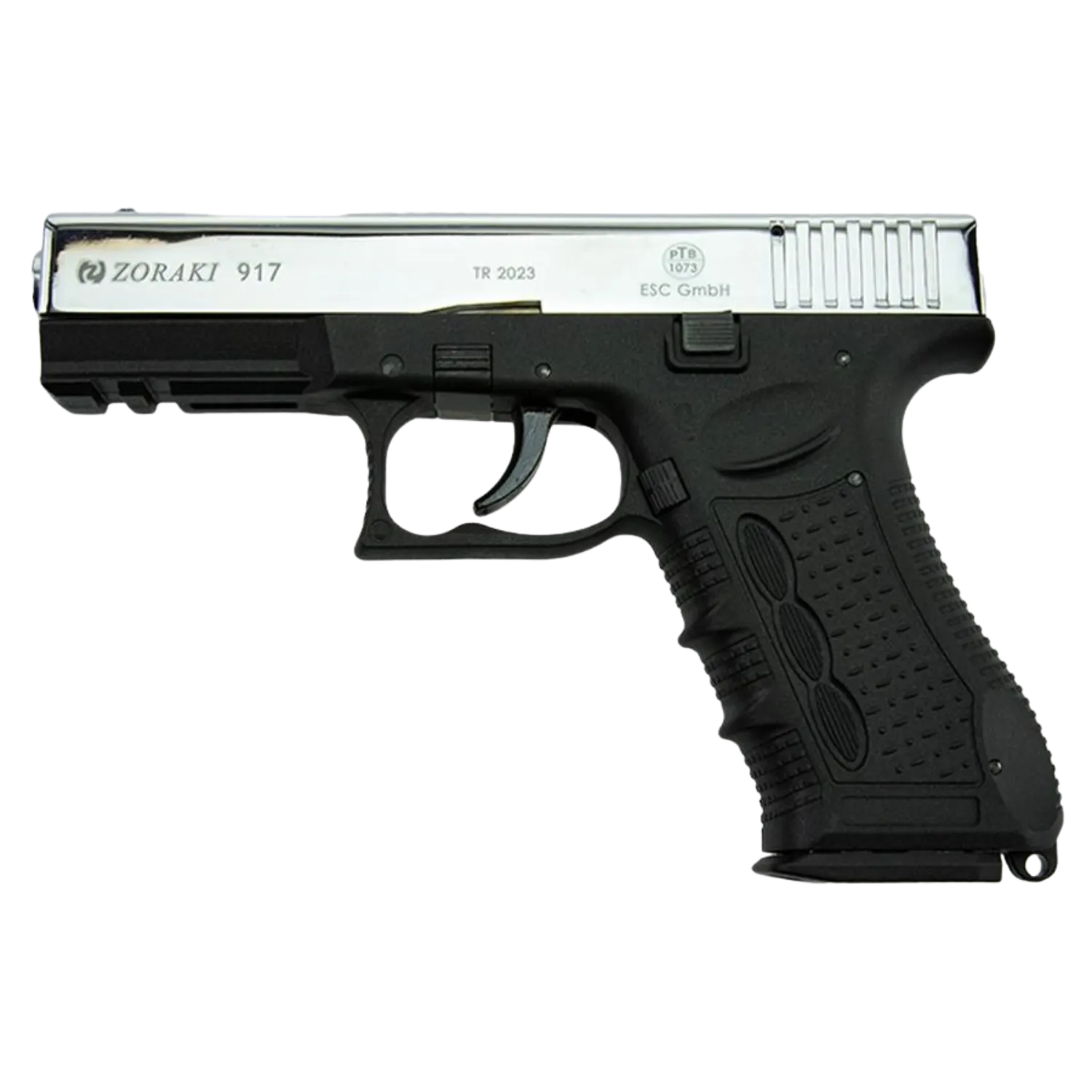 Pistola de fogueo Zoraki 917 9mm cromada