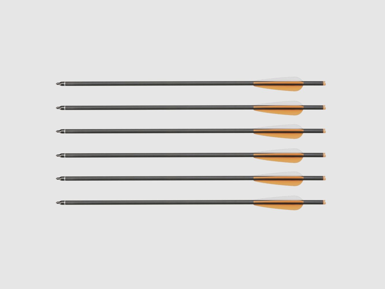 Stabile Pfeile fr Armbrust Carbon 20" 6-er Pack Pfeil Armbrustpfeil