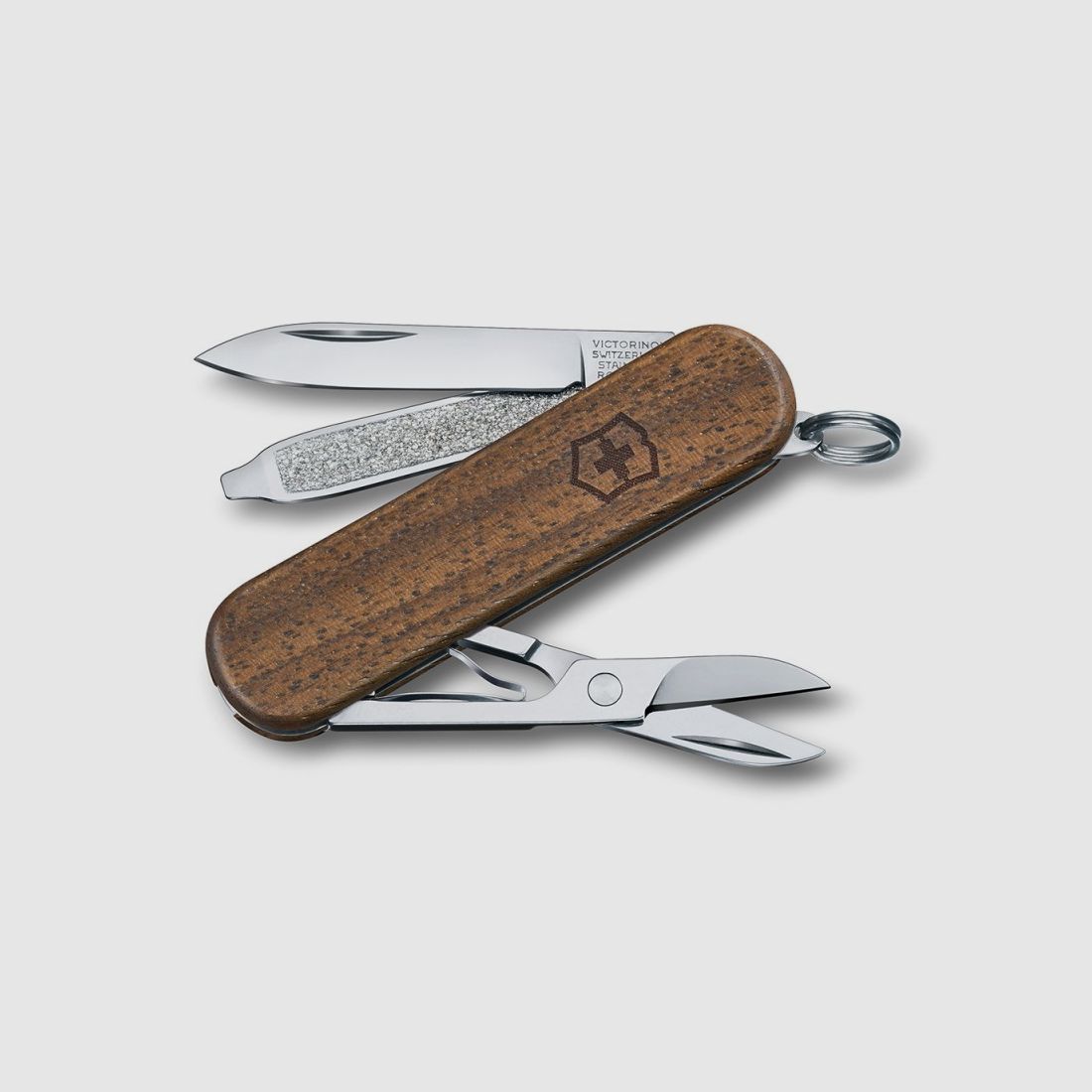 Coltellino tascabile VICTORINOX CLASSIC SD WOOD, immagine 1 di 3