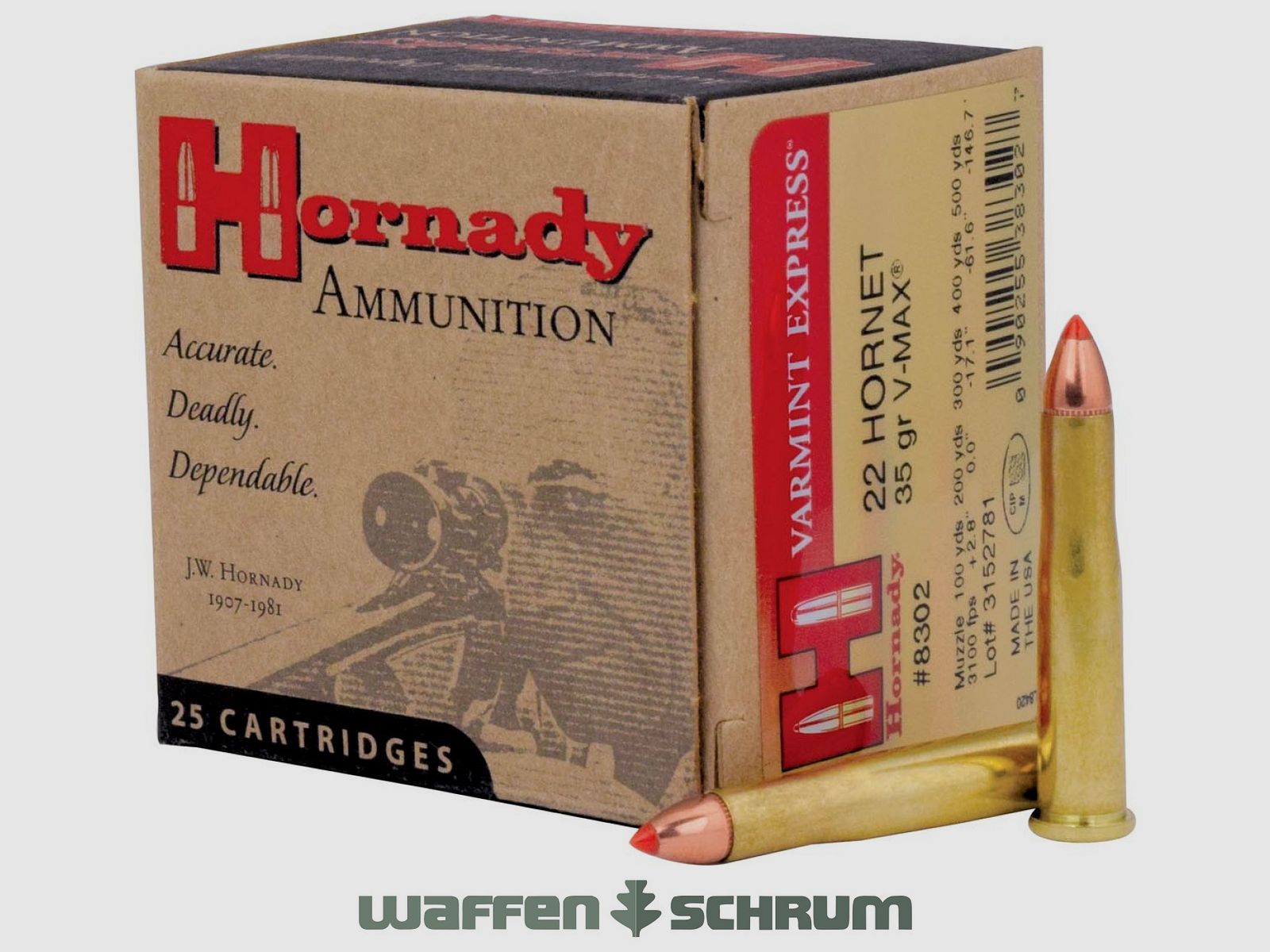 Hornady V-Max 2.3g - 35gr. .22 Hornet