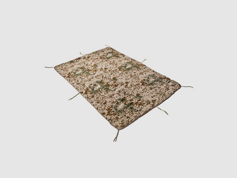 Poncho Liner – Steppdecke – BW Tropentarn (helles Flecktarn / Punkttarn) - 210x150cm + Packsack