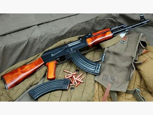 New NEDI AK-47 CAL. 7.62×39 + 100 ROUNDS + 2 MAGAZINES