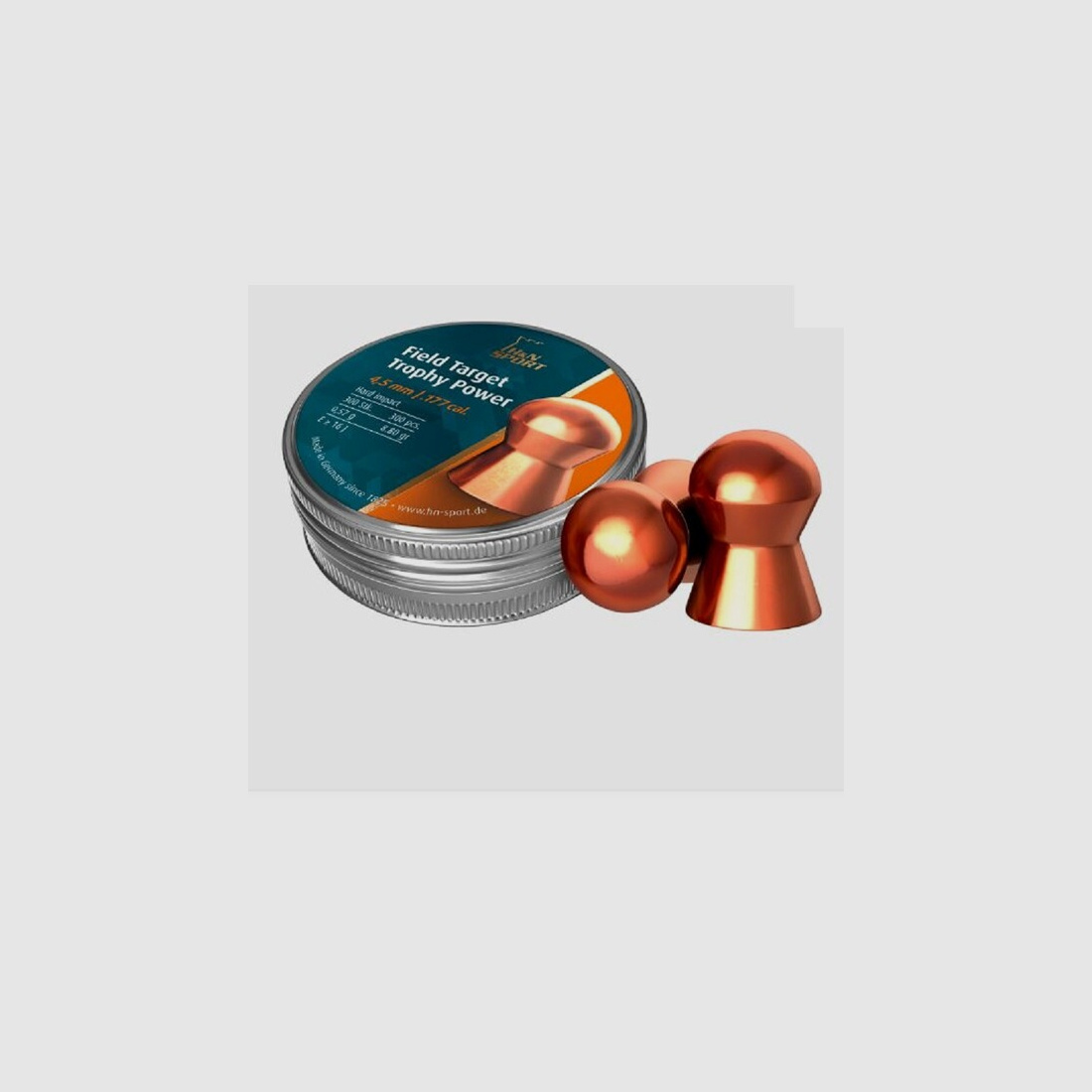 H&N Luftgewehrmunition Field Target Trophy Power - 300 Diabolo - Kal. 4,5 mm /. - Versandkostenfrei