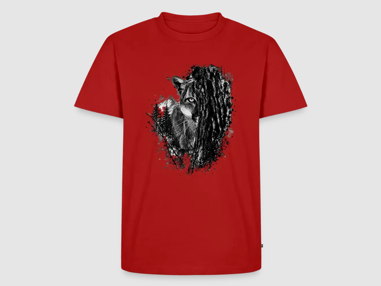 PUMA Heren Premium T-Shirt "Lauerende Puma", afbeelding 29 van 37