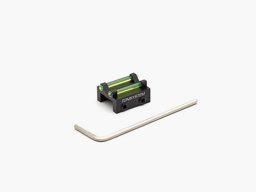 TONI SYSTEM TV8 Hunting Rear Sight C Profile 1,5mm Green & 8,1mm height