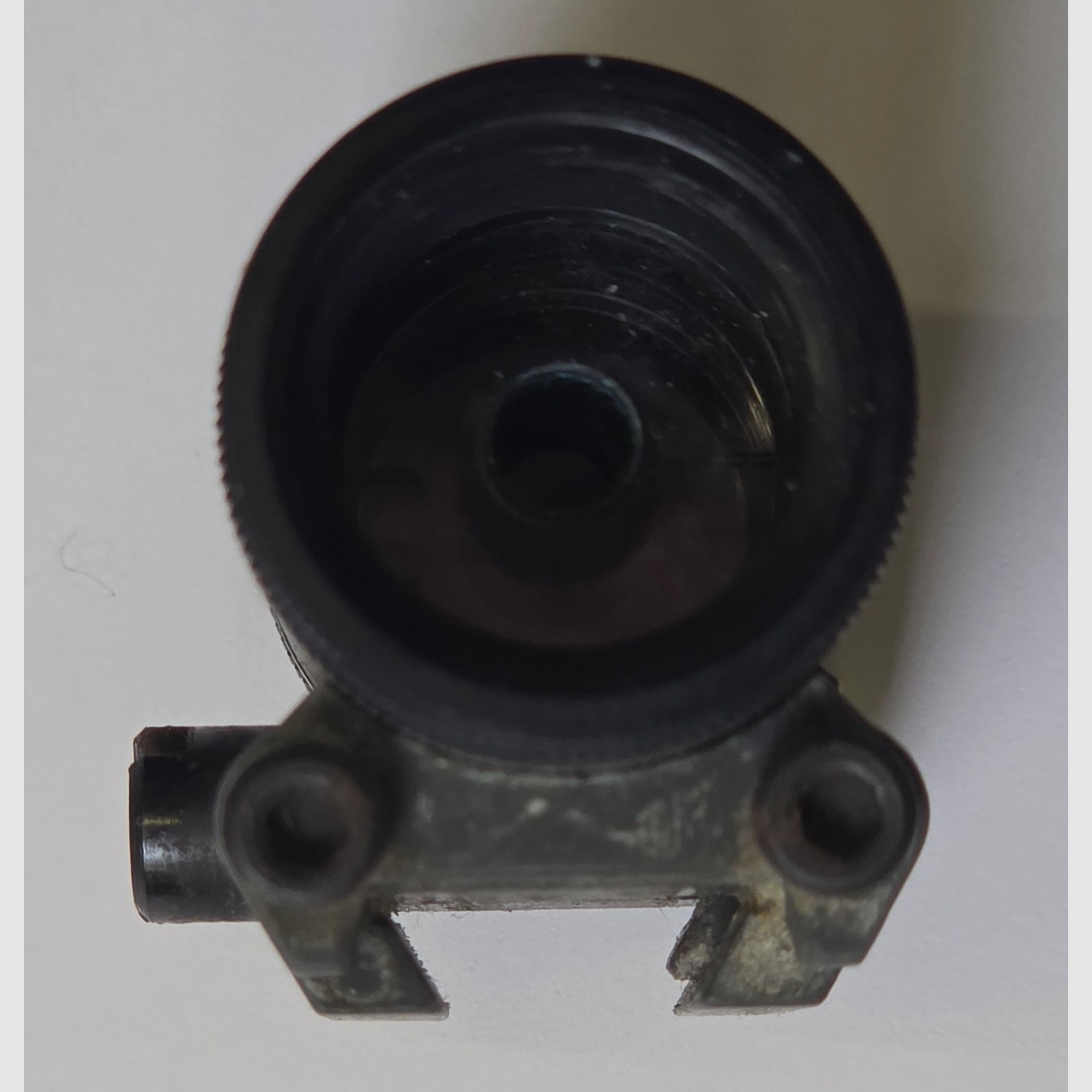Anschütz double iris glass ring sight 2.9-4.4 + 5.8-7.3 dovetail: top 13 mm, bottom 8.5 mm for Anschütz, Walther and others