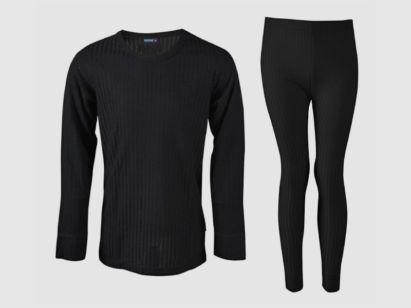 Komplett syntetunderställ Svart Barn 146/154