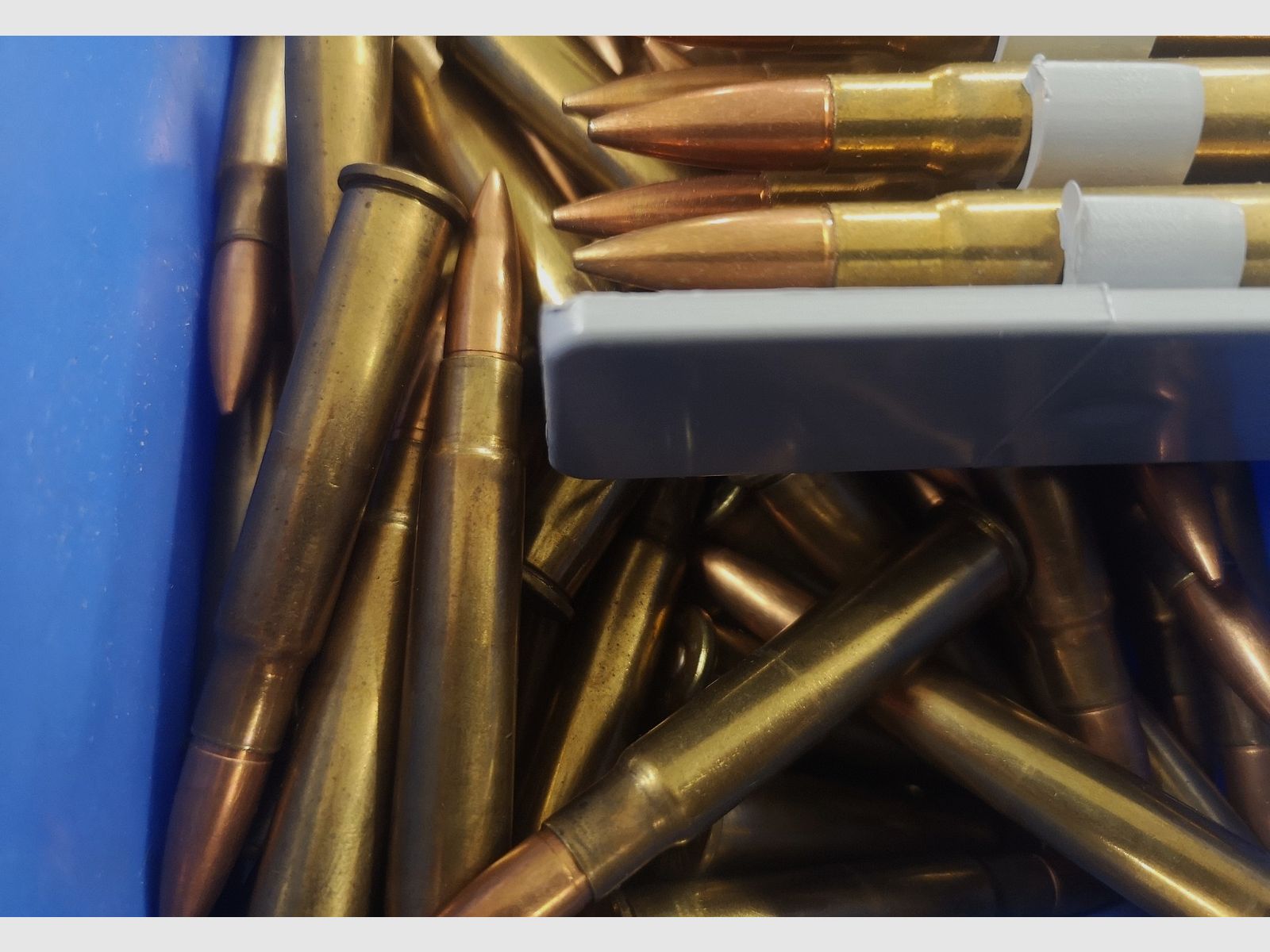 303 britannico 250 pezzi VMJ e 50 bossoli con innesco