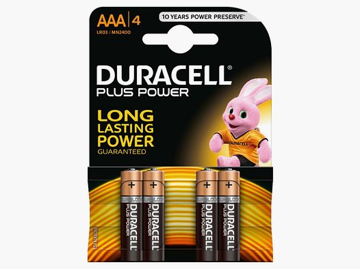 Duracell batteries AAA LR03 1.5 V
