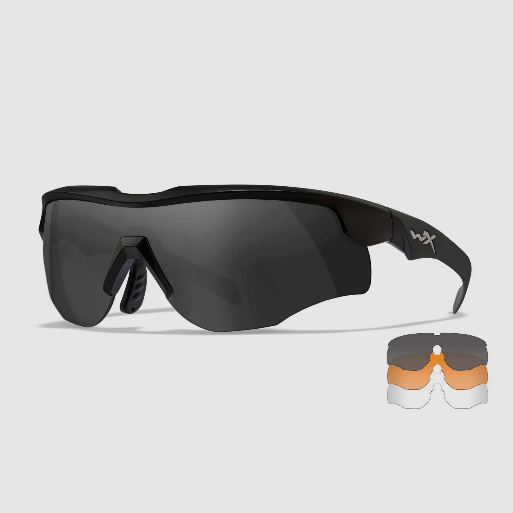 Wileyx ROGUE COMM Ensemble Monture Noire, image 1 sur 2