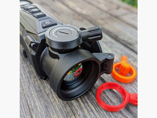 Für Hikmicro Thunder 2.0 Vorsatzgeräte: Schnellverstellhebel für Wärmebildkamerafokus