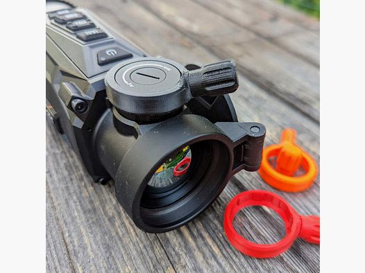 Für Hikmicro Thunder 2.0 Vorsatzgeräte: Schnellverstellhebel für Wärmebildkamerafokus