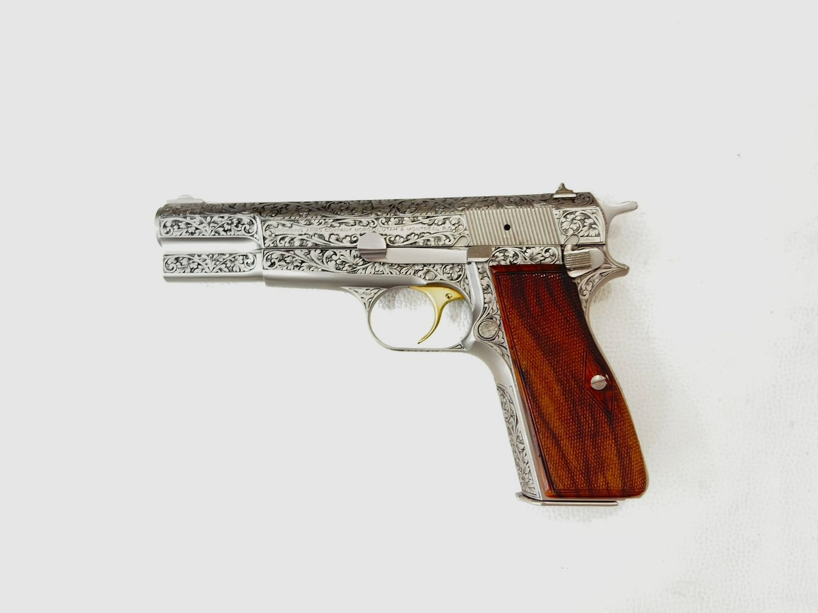 FN BROWNING HIGH POWER RENAISSANCE SILVER JMB CUSTOM - 7,65 PARA, Bild 1 von 9