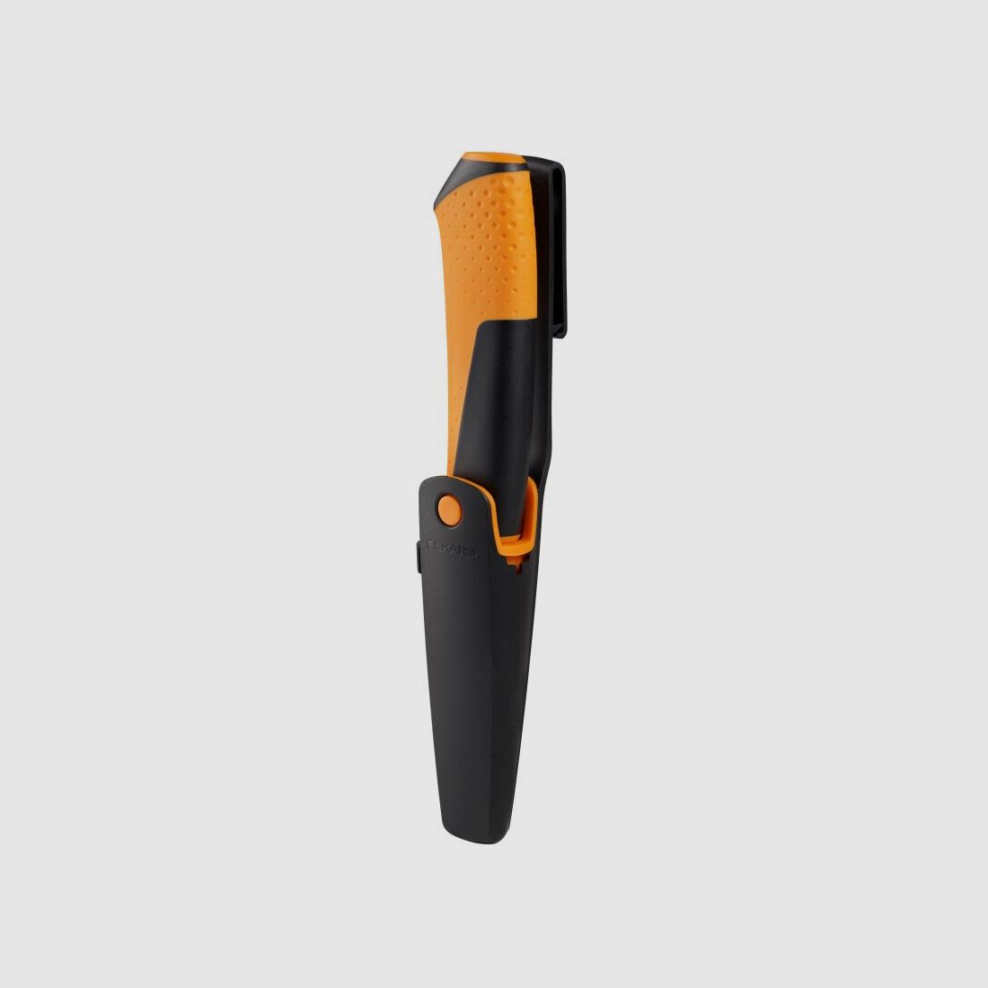 Fiskars Universalmesser mit Schleifstein orange