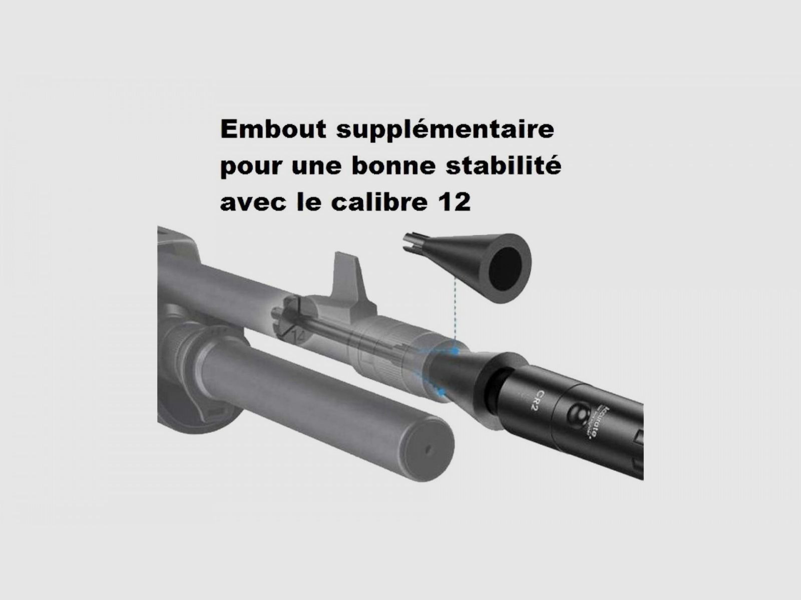 Funda para armas para ajuste láser para rifles - calibres 17 HMR a 12 GA, imagen 7 de 11