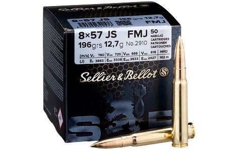 Sellier & Bellot 8x57 IS Vollmantel 12,7g/196grs.