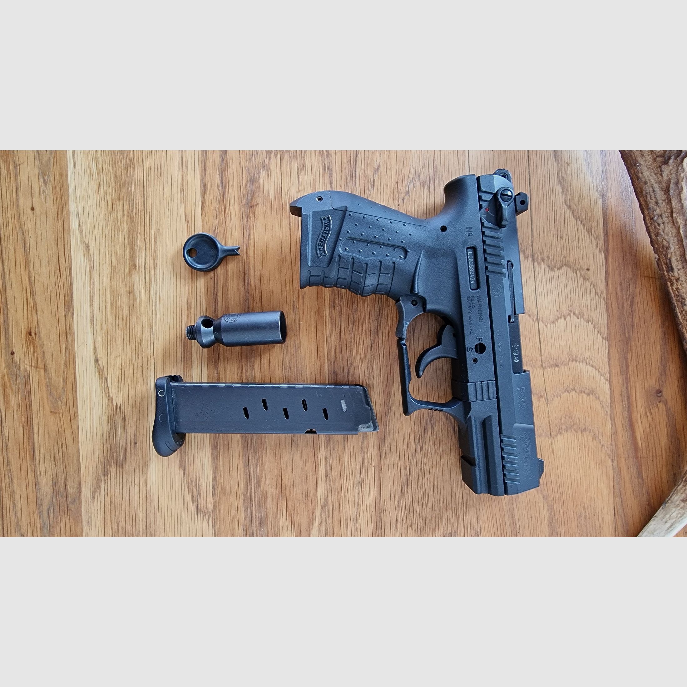 P22 Walther 9mm PAK Schreckschuss