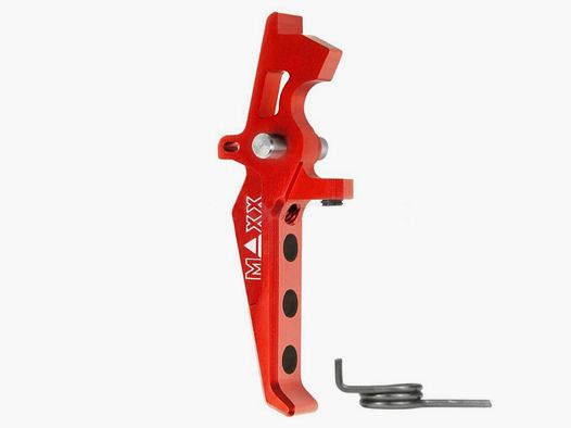 AEG Abzug JeffTron CNC Rot - Einstellbar und Präzise - Optimale Zuverlässigkeit für Airsoft