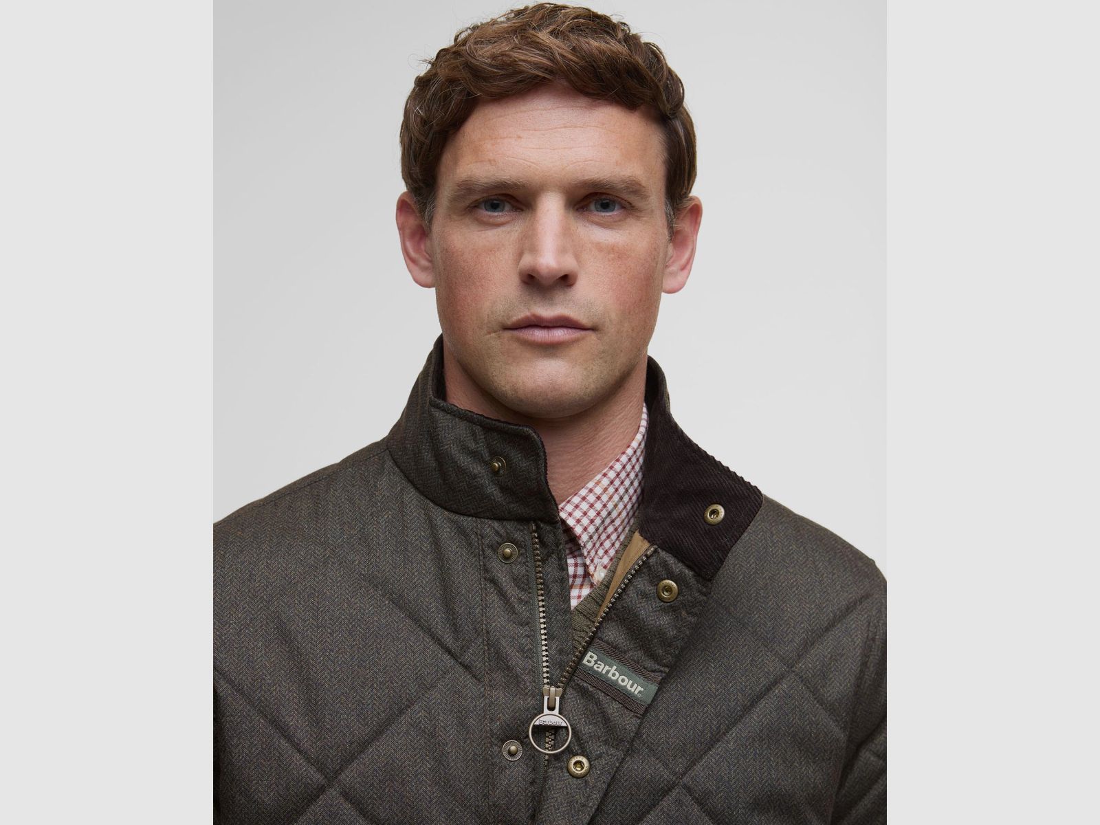 BARBOUR Chaqueta Acolchada de Invierno Shoveler Oliva