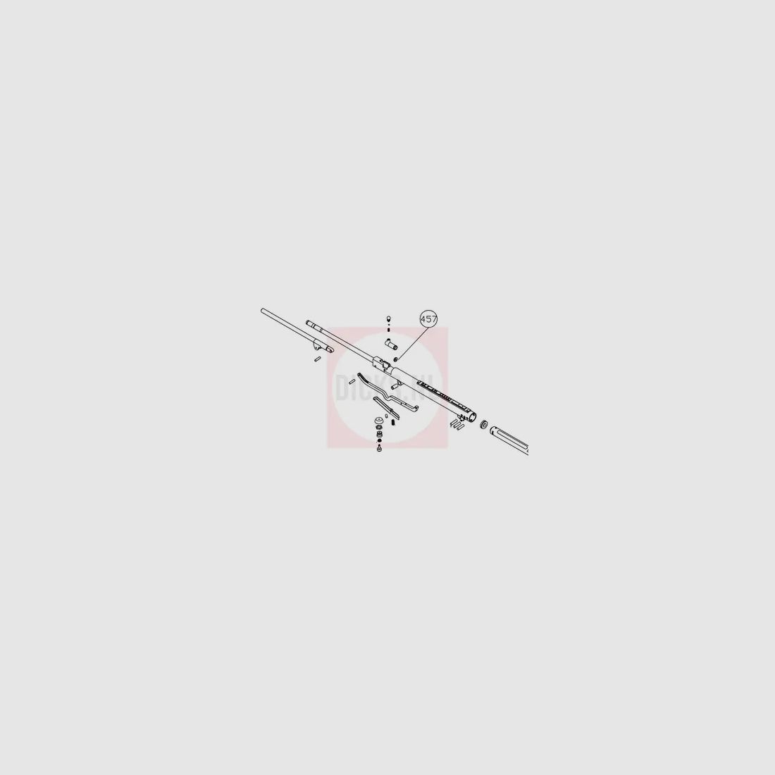 Joint de canon 457 pour Hatsan Mod 100/105/150, image 2 sur 3