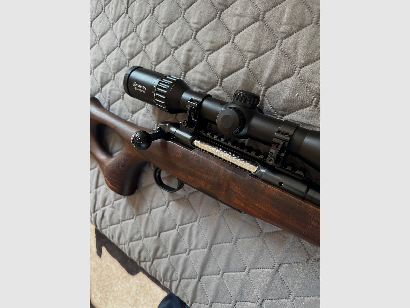 Heym SR30 - X-Lochschaft - .308 - Geradezugrepetierer - Sonnenschliff - Picatinny Schiene
