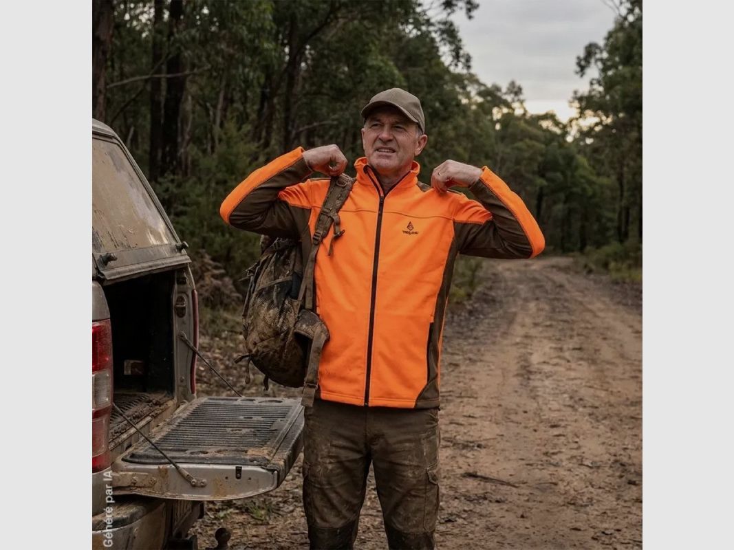 Veste Softshell Eco T317 Orange/Vert - Légère et Polyvalente, image 3 sur 4