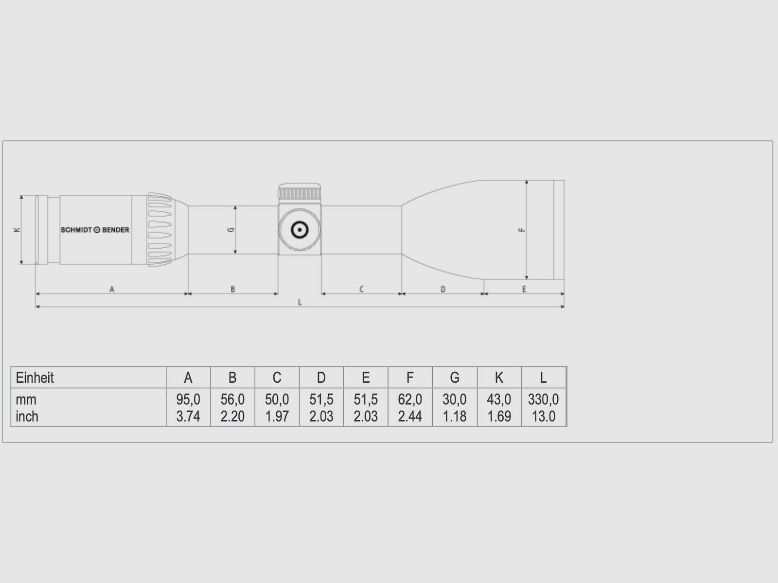Schmidt e Bender cannocchiale 2,5-10x56 Zenith LM Flashdot reticolo luminoso FD7