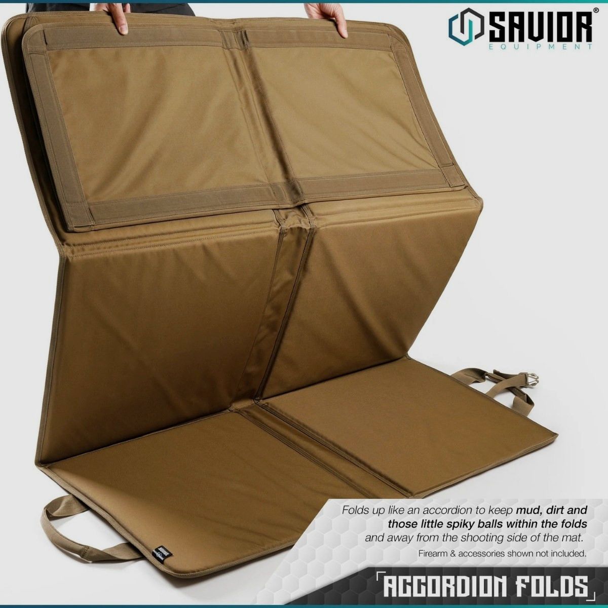 Savior – esterilla de tiro plegable – TAN – SM-FOLD-TN, imagen 3 de 6