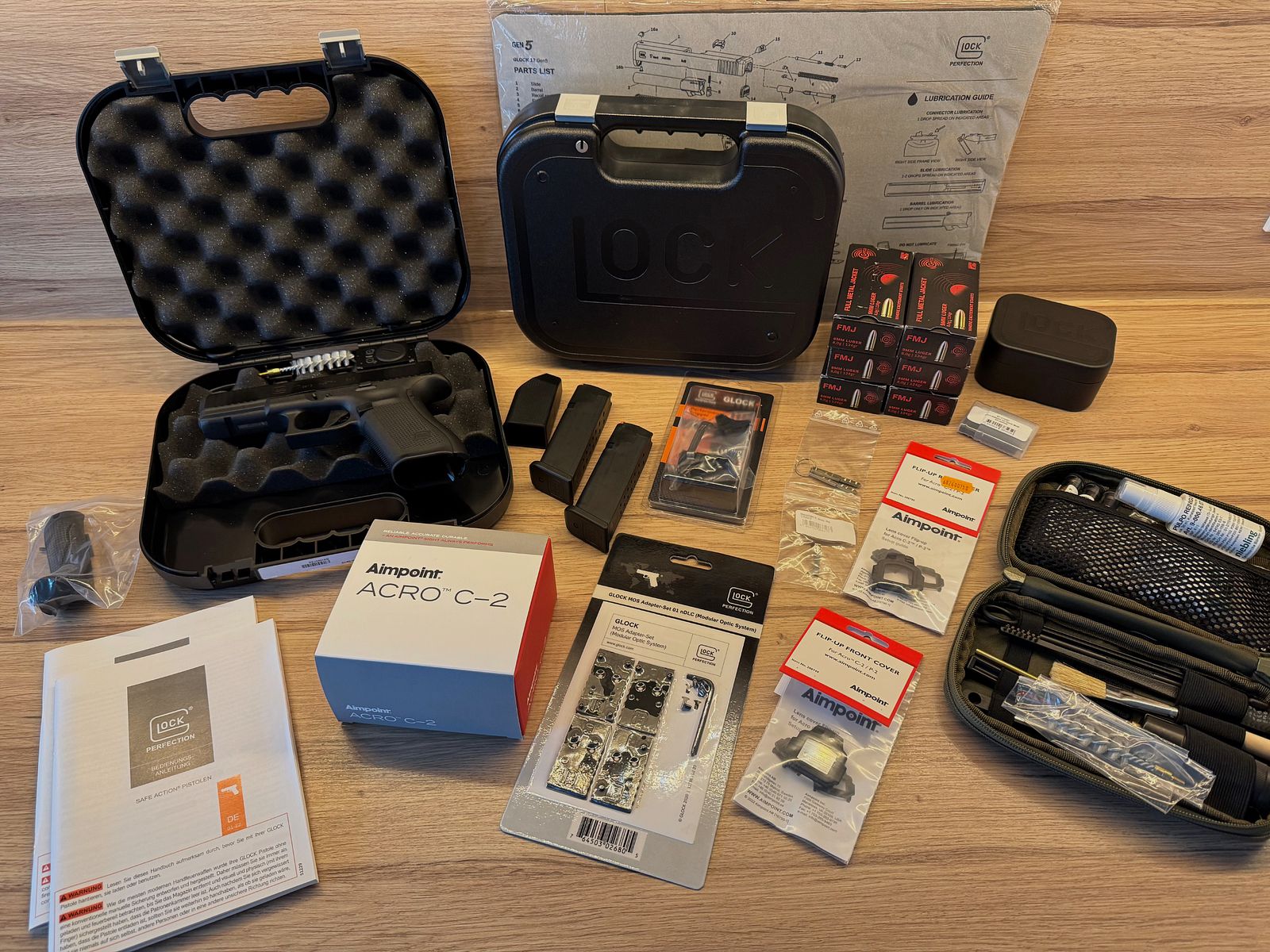 Glock 17 Gen.5 MOS mit Aimpoint ACRO C2, Performance Trigger