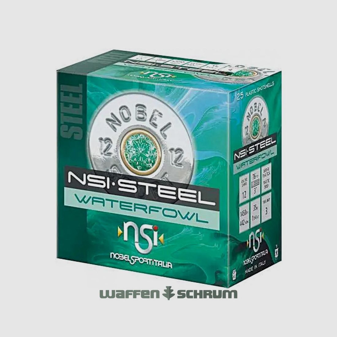 Nobel Sport Italia Steel Waterfowl 35 HP 12/76 3,3mm - 35g ANS123ST3