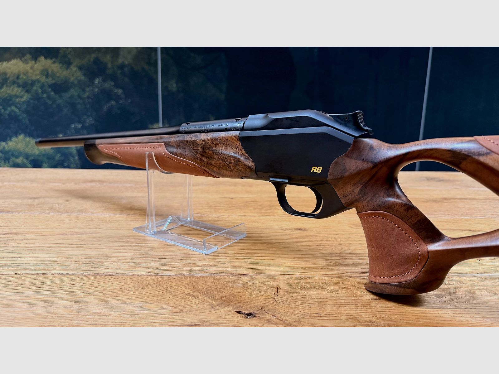 Blaser R8 Success / HK7 Super Finish matt / Chesterfield Leder / Stahlkugel gerändelt / Kaliber & Lauflänge nach Wahl / M15x1 Gewinde / ATEMBERAUBEND, Bild 8 von 11