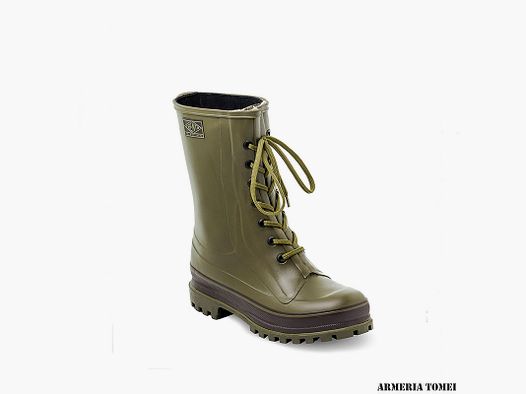 TRENTO – Ankle Boots with Laces Olive C.A.