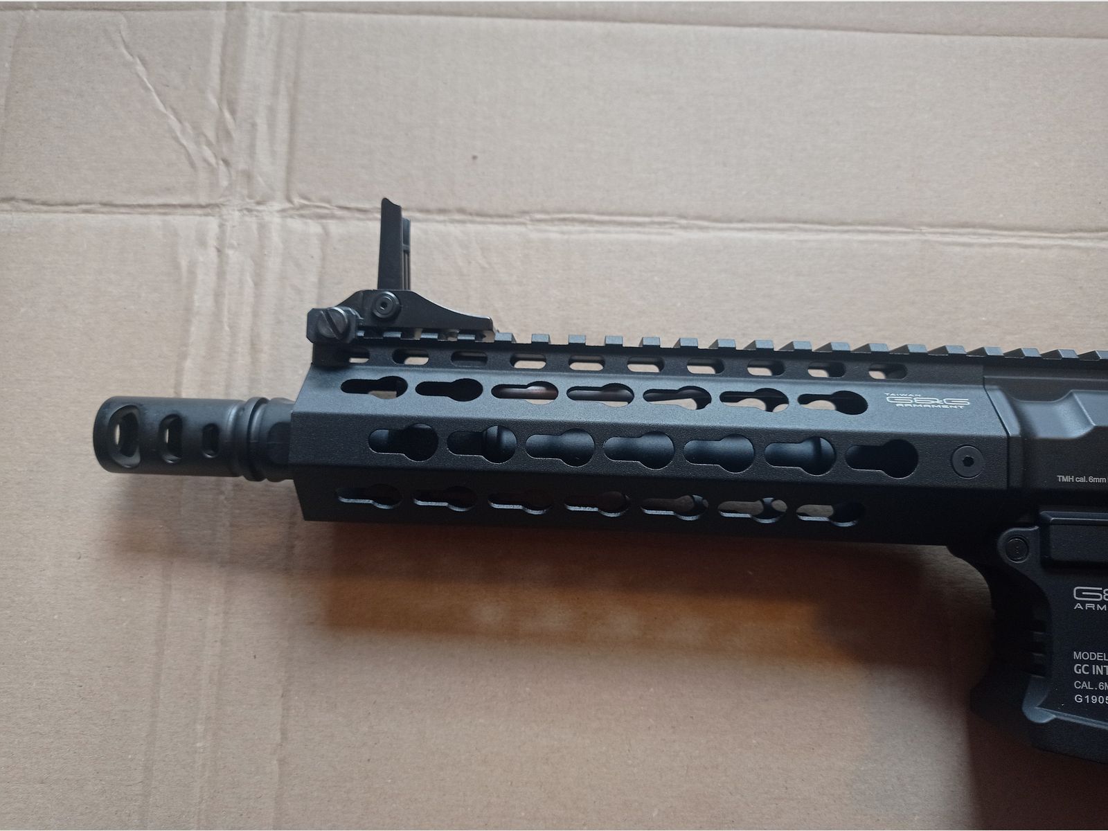 Airsoft AEG Gewehr G&G GC16 SR CQB 0,5J mit Zubehör