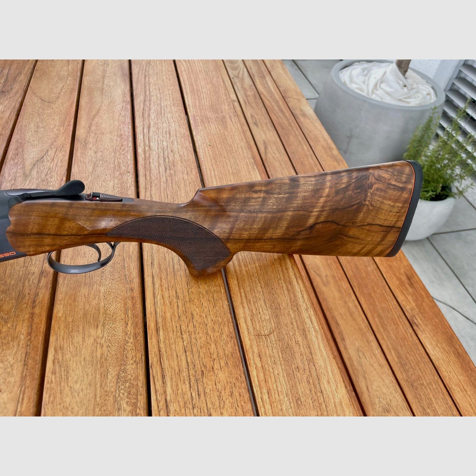 Beretta BDF 690 Competition Black Trap AS 12/70 LL:76cm Bockdoppelflinte Flinte