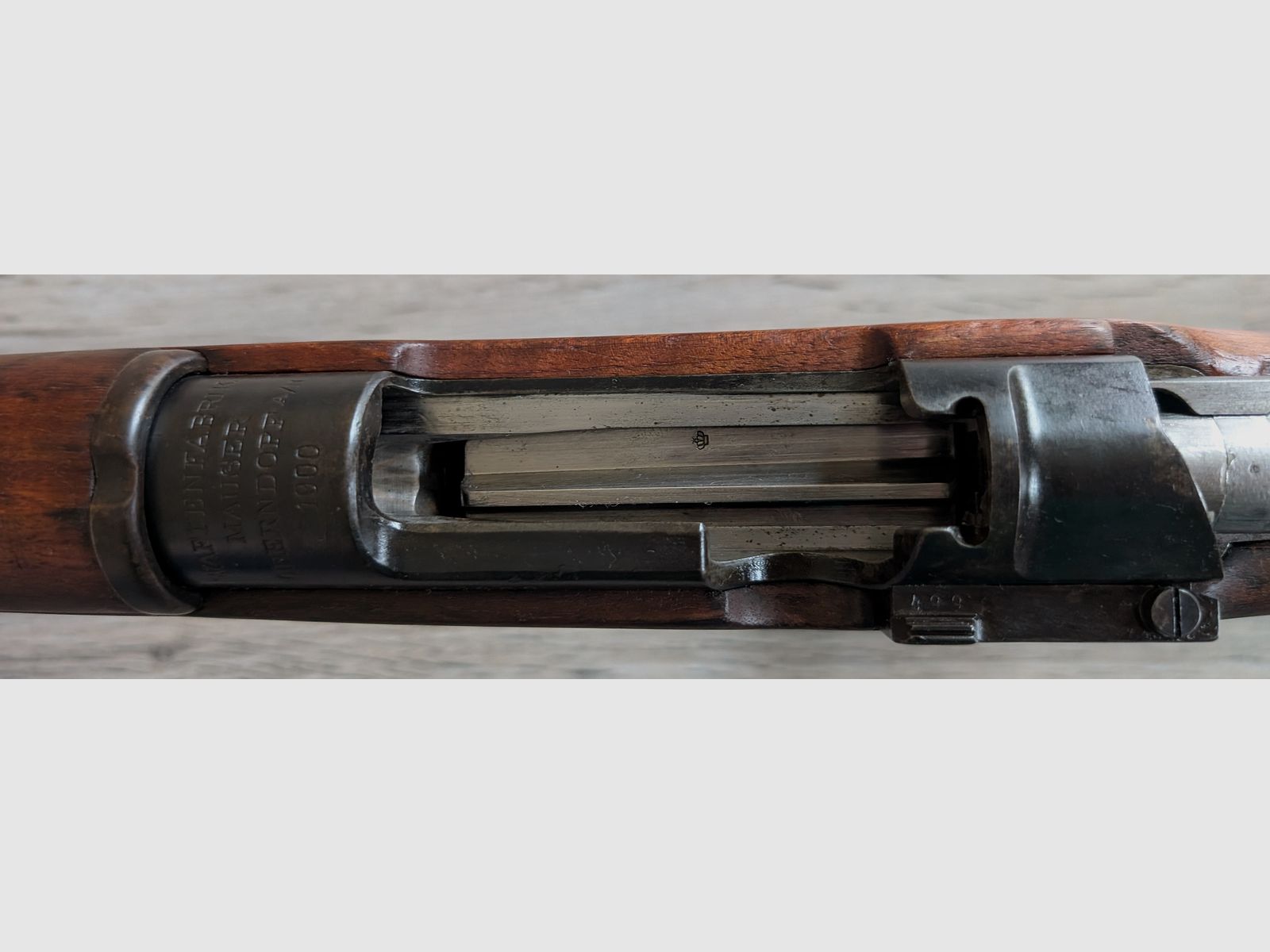 Fucile svedese M96 Oberndorf anno di costruzione 1900 numero corrispondente