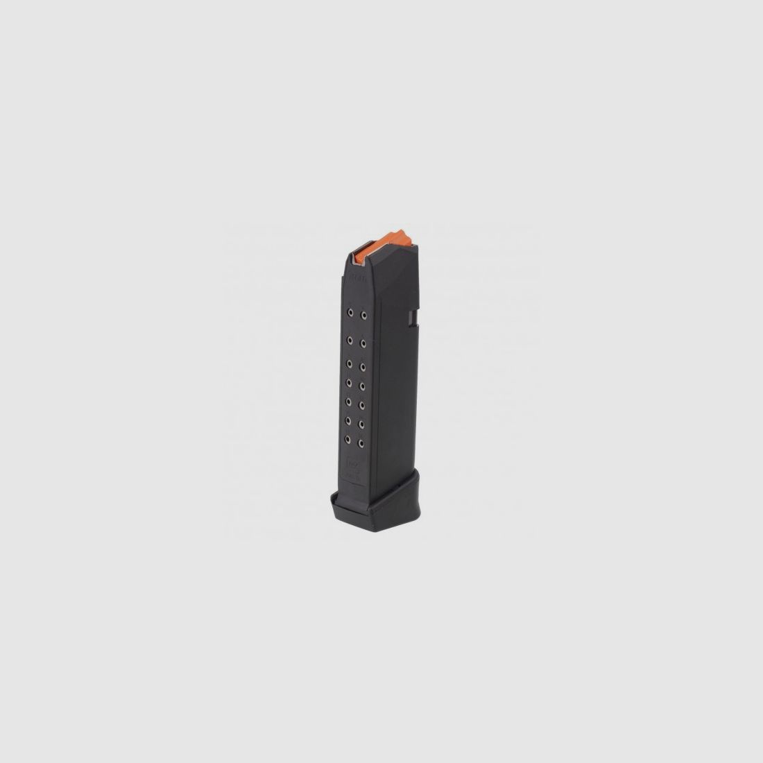Magazine Glock 17 gen5 17+2 oranje plaat cal 9×19