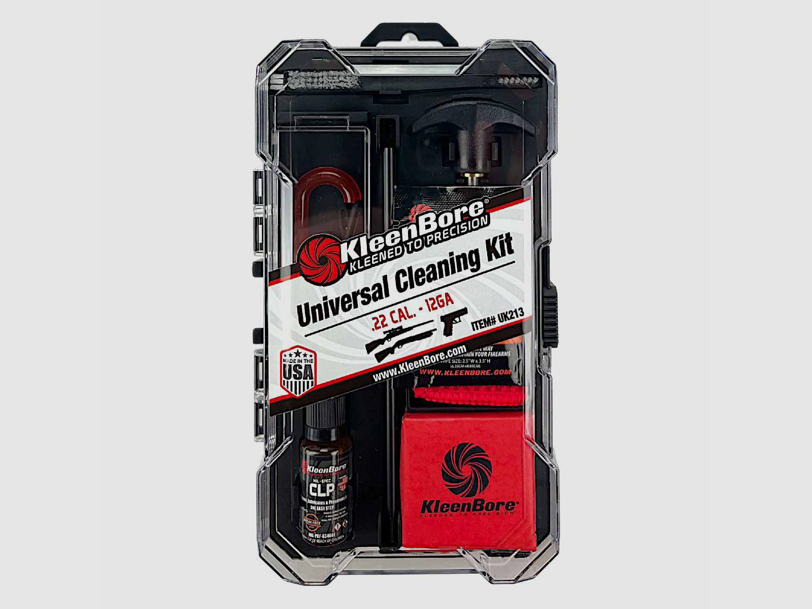 Juego de limpieza universal 32,5" Pistola/rifle/escopeta